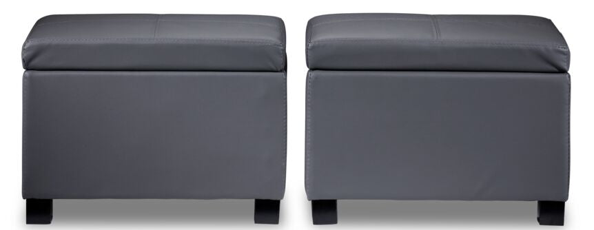 Paloma 3-Piece Ottoman - Grey