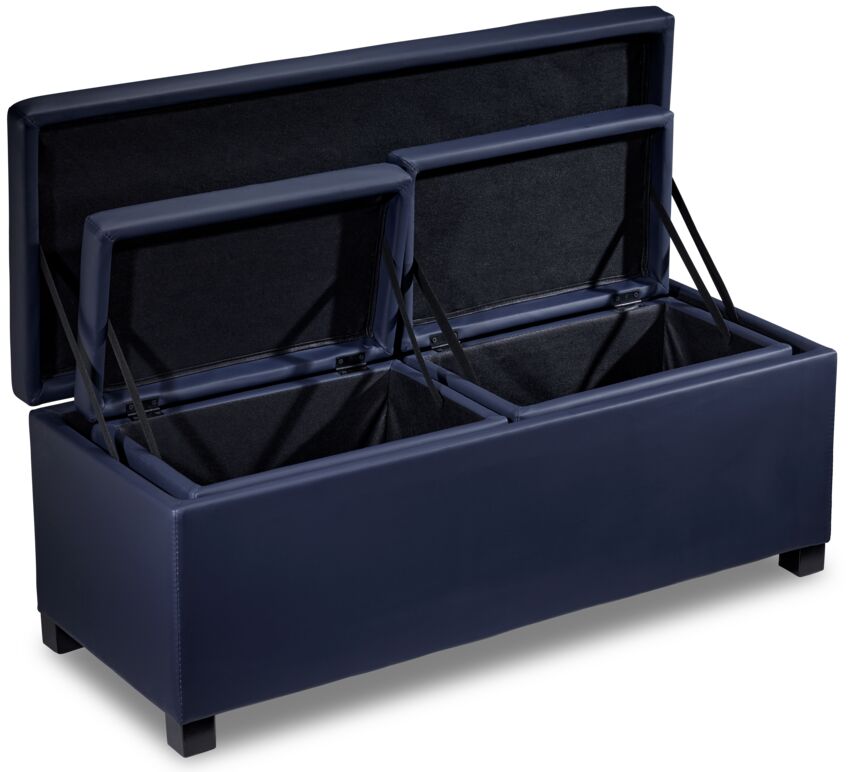 Paloma 3-Piece Ottoman - Navy