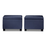 Paloma 3-Piece Ottoman - Navy