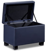 Paloma 3-Piece Ottoman - Navy