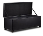 Paloma 3-Piece Ottoman - Black