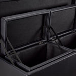 Paloma 3-Piece Ottoman - Black