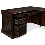 Palomar Hutch and Corner Desk - Tuscany Brown