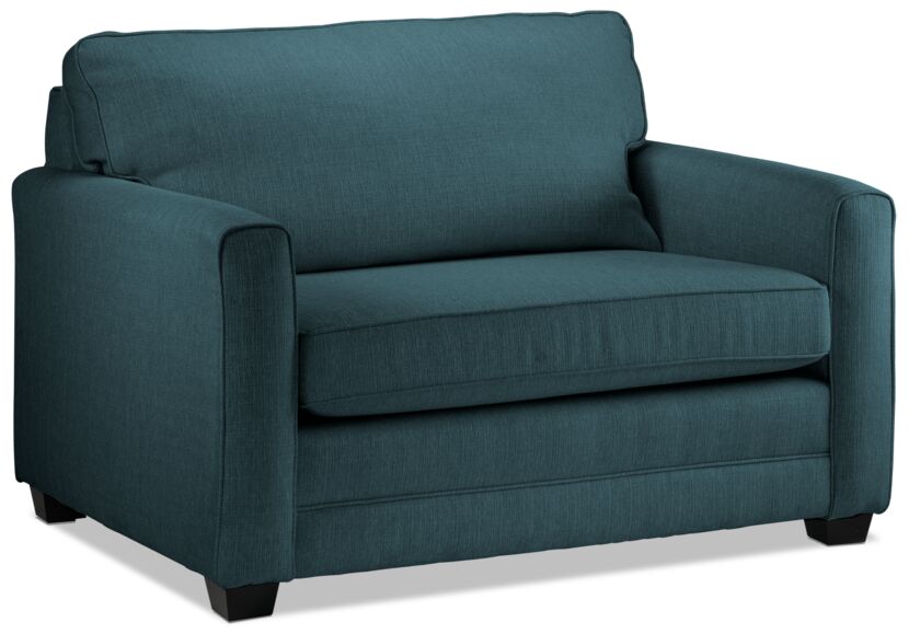 Penelope Chair and a Half - Teal
