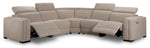 Pocono 5-Piece Power Reclining Sectional - Beige