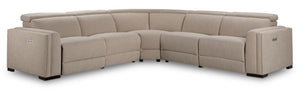 Pocono 5-Piece Power Reclining Sectional - Beige