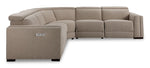 Pocono 5-Piece Power Reclining Sectional - Beige