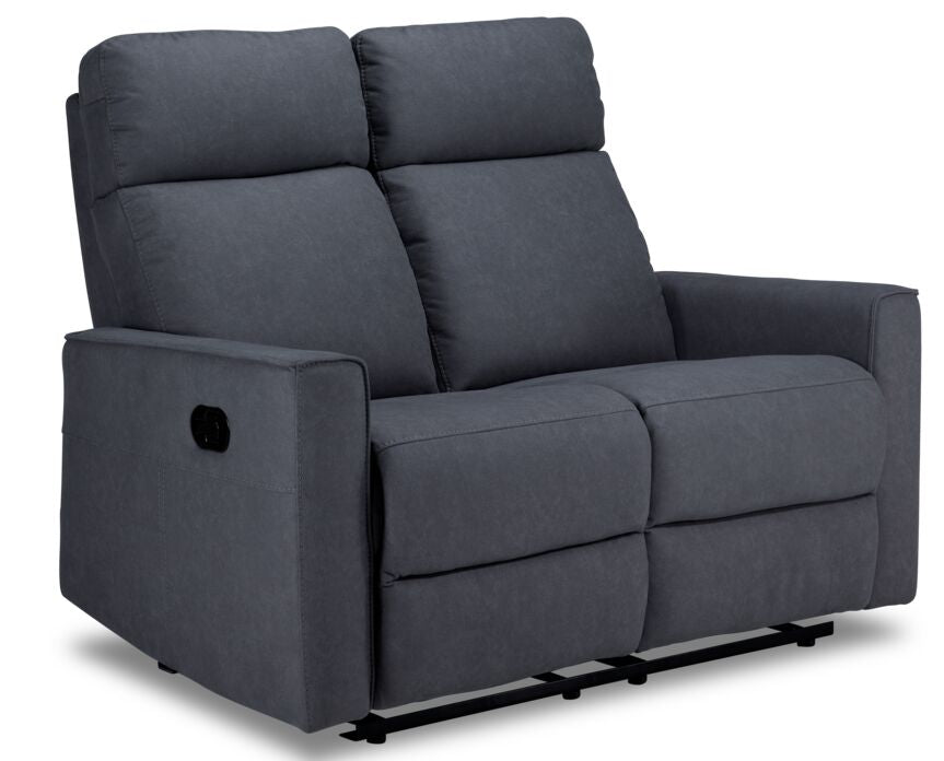 Raguso Reclining Loveseat- Pewter