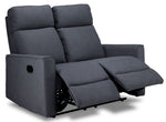 Raguso Reclining Loveseat- Pewter