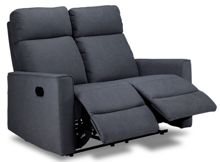 Raguso Reclining Loveseat- Pewter