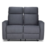 Raguso Reclining Loveseat- Pewter