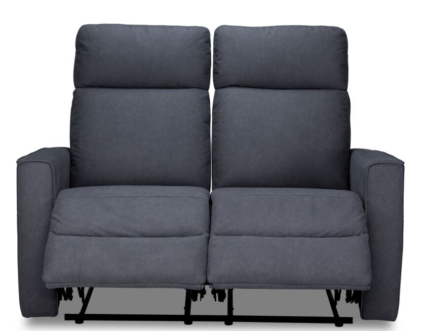Raguso Reclining Loveseat- Pewter