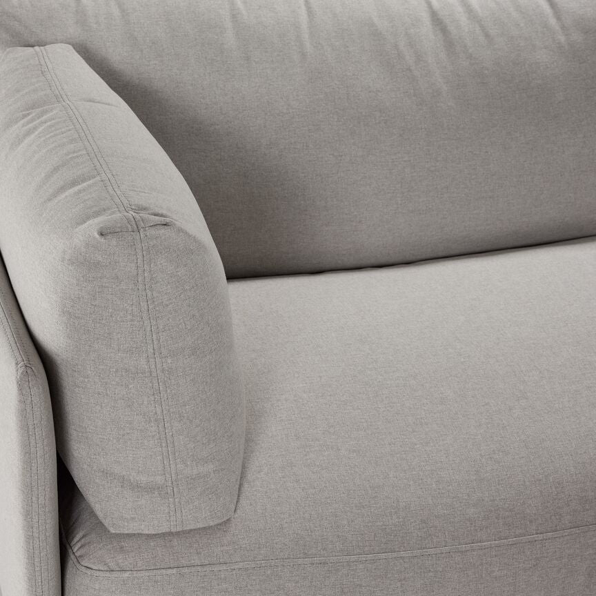 Rai 2 Pc. Sectional with RHF Chaise - Silver