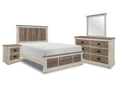 Rayne 6-Piece Full Bedroom Package - Weathered Grey