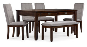 Renata 6-piece Dining Set - Cherry