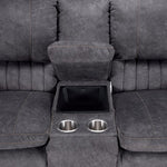Reyes Power Reclining Loveseat - Grey