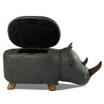 Rhino Storage Ottoman - Green