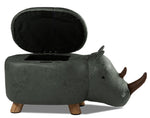 Rhino Storage Ottoman - Green