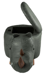 Rhino Storage Ottoman - Green