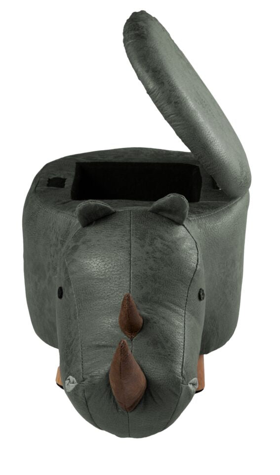 Rhino Storage Ottoman - Green