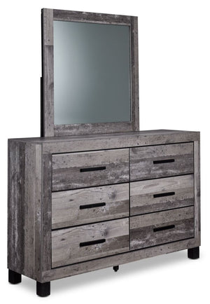 River 6 Drawer Dresser - Light Grey