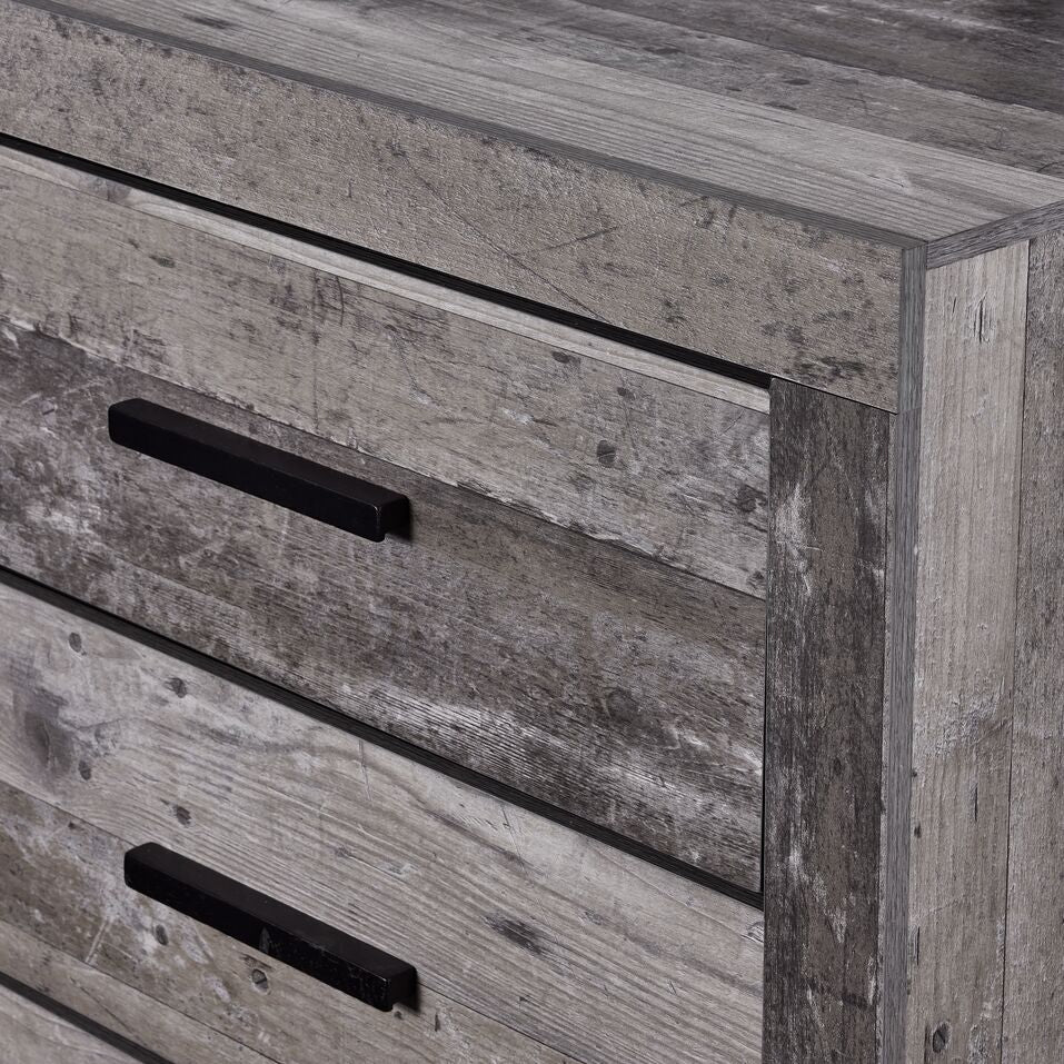 River 6 Drawer Dresser - Light Grey