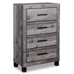 River 4 Drawer Chest - Light Grey