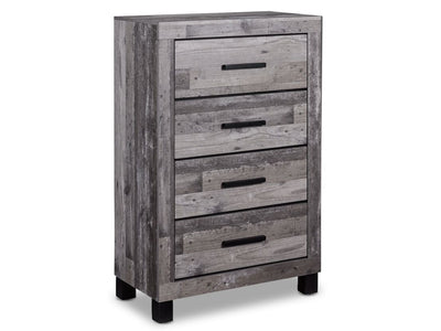 River 4 Drawer Chest - Light Grey