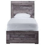 River 3-Piece Twin Bed - Light Grey
