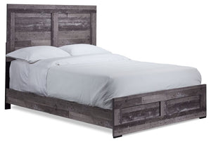 River 3-Piece Queen Bed - Light Grey