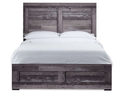 River 3-Piece Full Bed - Light Grey