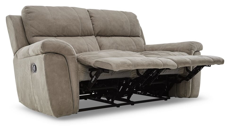Roarke Sofa, Loveseat and Chair Set - Silver Grey