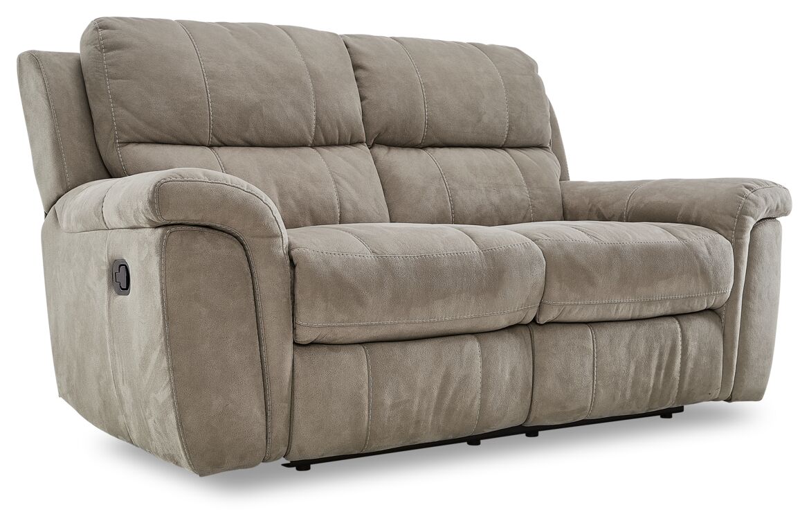 Roarke Sofa and Loveseat Set - Silver Grey