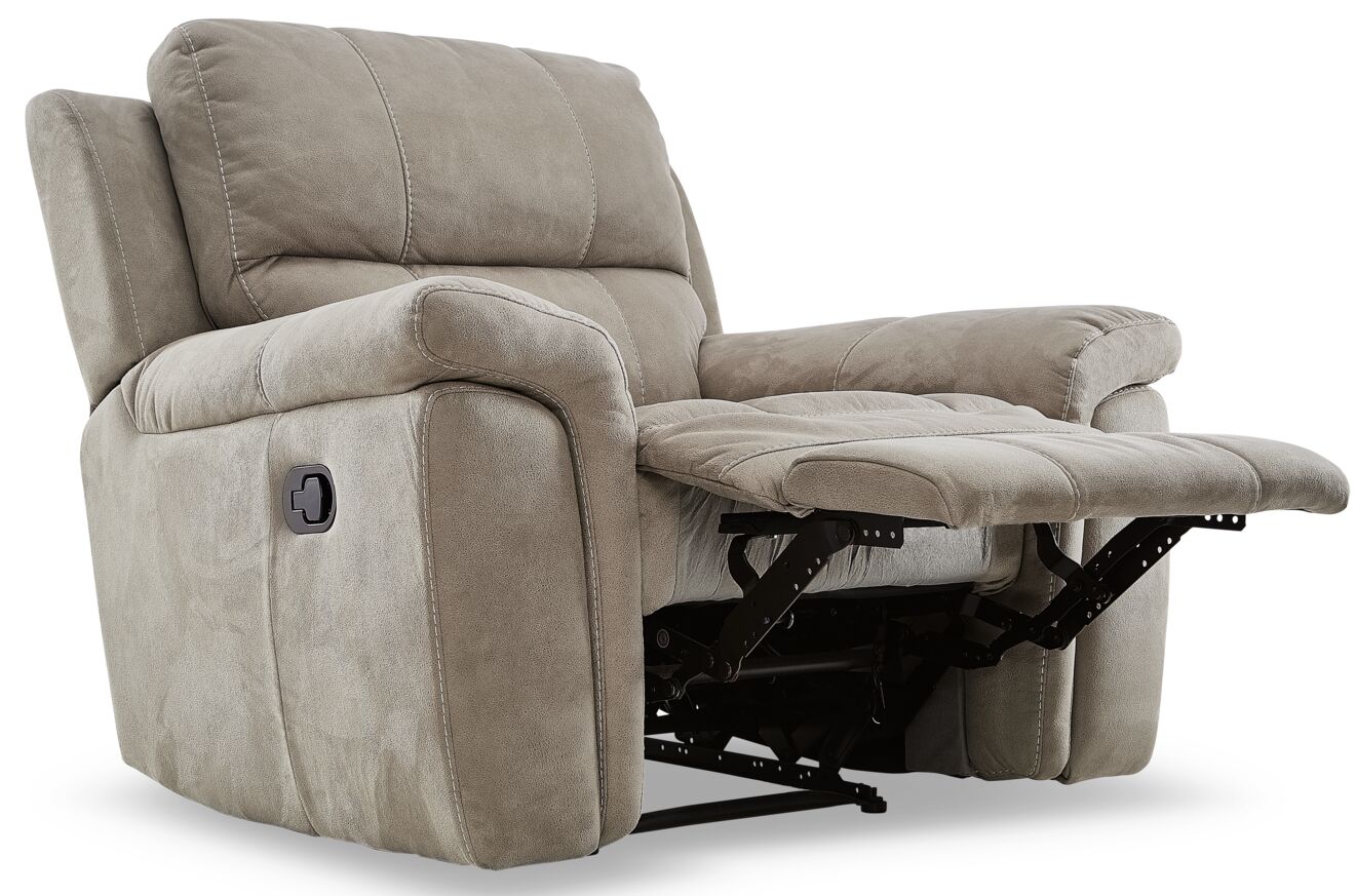 Roarke Recliner Silver Grey Leon s