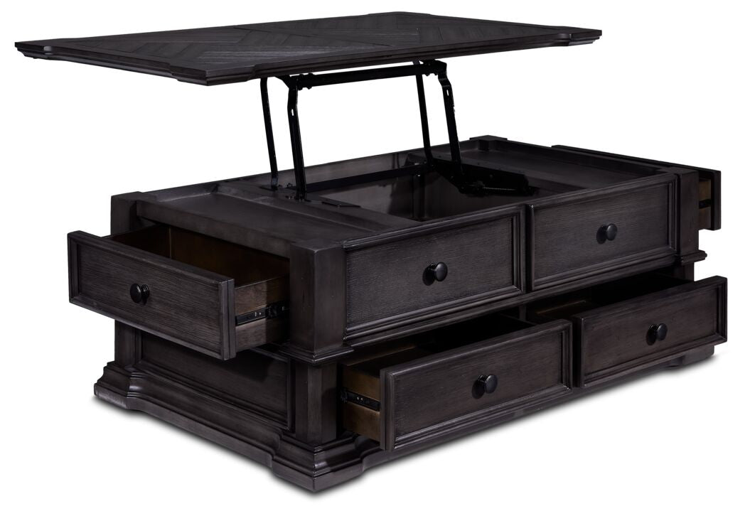 Roman 48" Lift-Top Coffee Table - Grey