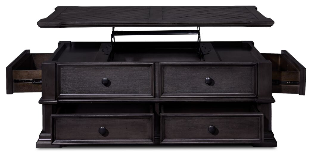 Roman 48" Lift-Top Coffee Table - Grey