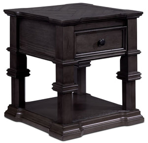 Roman End Table - Grey