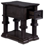 Roman 22" Chairside Table - Grey