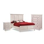San Mateo 5-Piece Full Panel Bedroom Package - Antique White