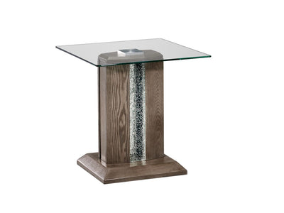 Saber End Table - Grey