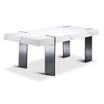 Salerno Coffee Table - White and Black