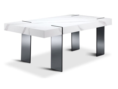 Salerno Coffee Table - White and Black