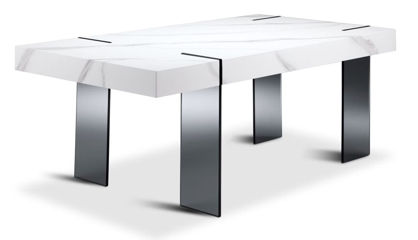 Salerno Coffee Table - White and Black