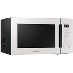 Samsung BESPOKE White Glass Countertop Microwave (1.1 cu.ft.) - MS11T5018AE/AC