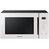 Samsung BESPOKE White Glass Countertop Microwave (1.1 cu.ft.) - MS11T5018AE/AC