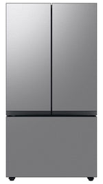 Samsung BESPOKE 36" 23.9 Cu. Ft. Stainless Steel Counter-Depth French Door Refrigerator - RF24BB6200QLAA