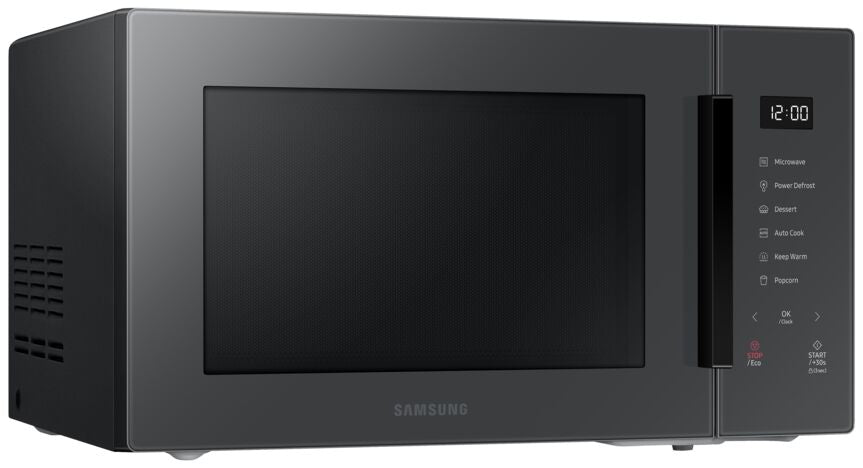 Samsung BESPOKE Charcoal Glass Countertop Microwave (1.1 cu.ft.) - MS11T5018AC/AC