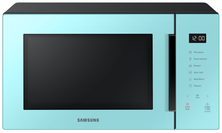 Samsung BESPOKE Mint Glass Countertop Microwave (1.1 cu.ft.) - MS11T5018AN/AC