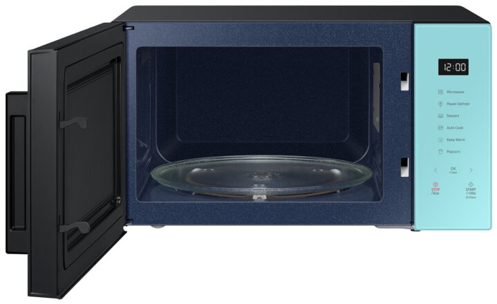 Samsung BESPOKE Mint Glass Countertop Microwave (1.1 cu.ft.) - MS11T5018AN/AC
