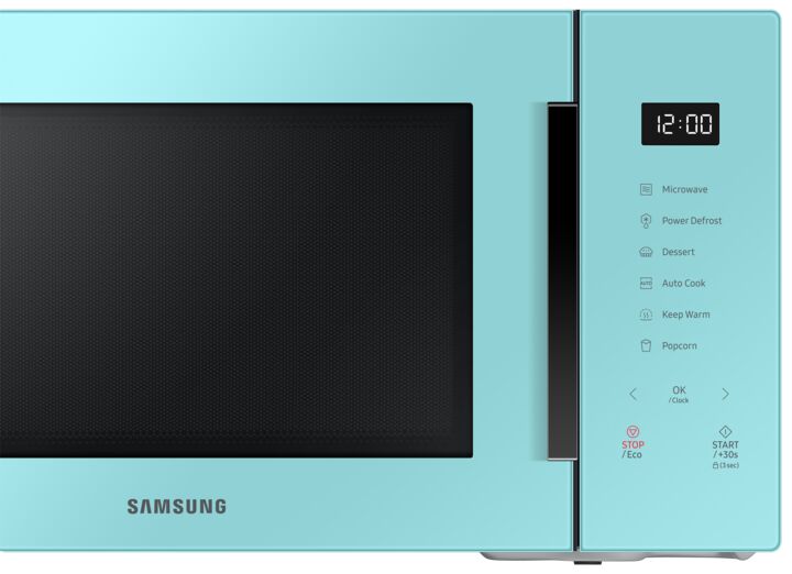 Samsung BESPOKE Mint Glass Countertop Microwave (1.1 cu.ft.) - MS11T5018AN/AC